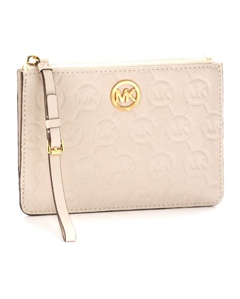 michael kors white wristlet|michael kors wristlet cheap.